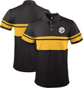 Men's FOCO NFL Team Color Chest Stripe Polo Shirt for Game Days