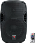 Rockville BPA10 10in 400W Peak Powered PA Speaker - Portable DJ/PA