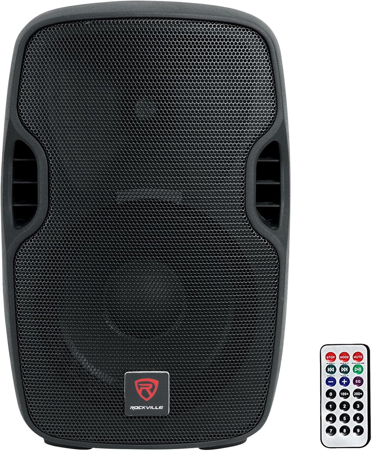 Rockville BPA10 10in Powered PA DJ Speaker with Bluetooth & More