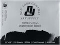 New York Central Watercolor Block 300 lb Cold Press 12x16 in - Durable
