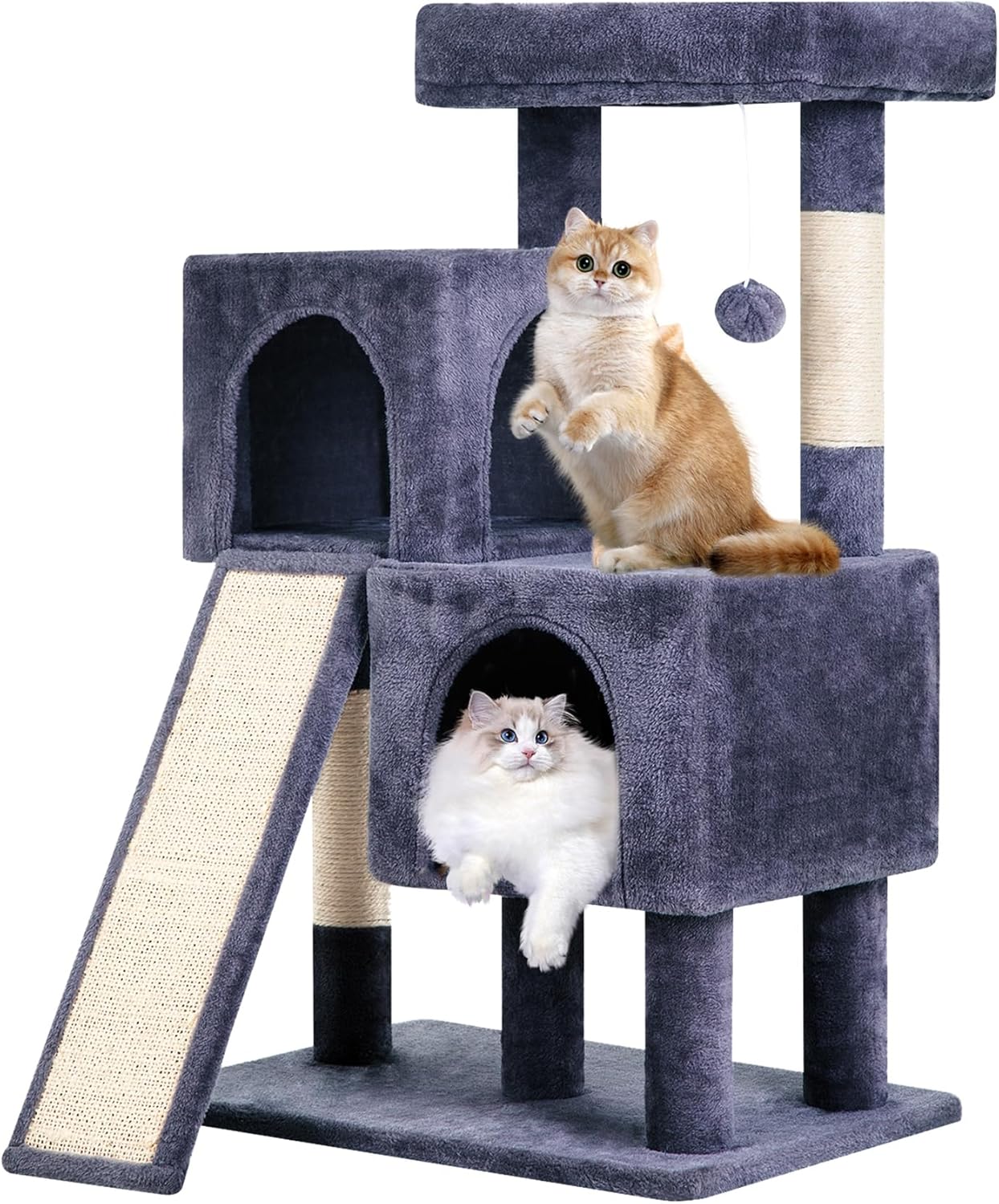 FDW Cat Tree for Indoor Cats with Scratching Posts and Toys