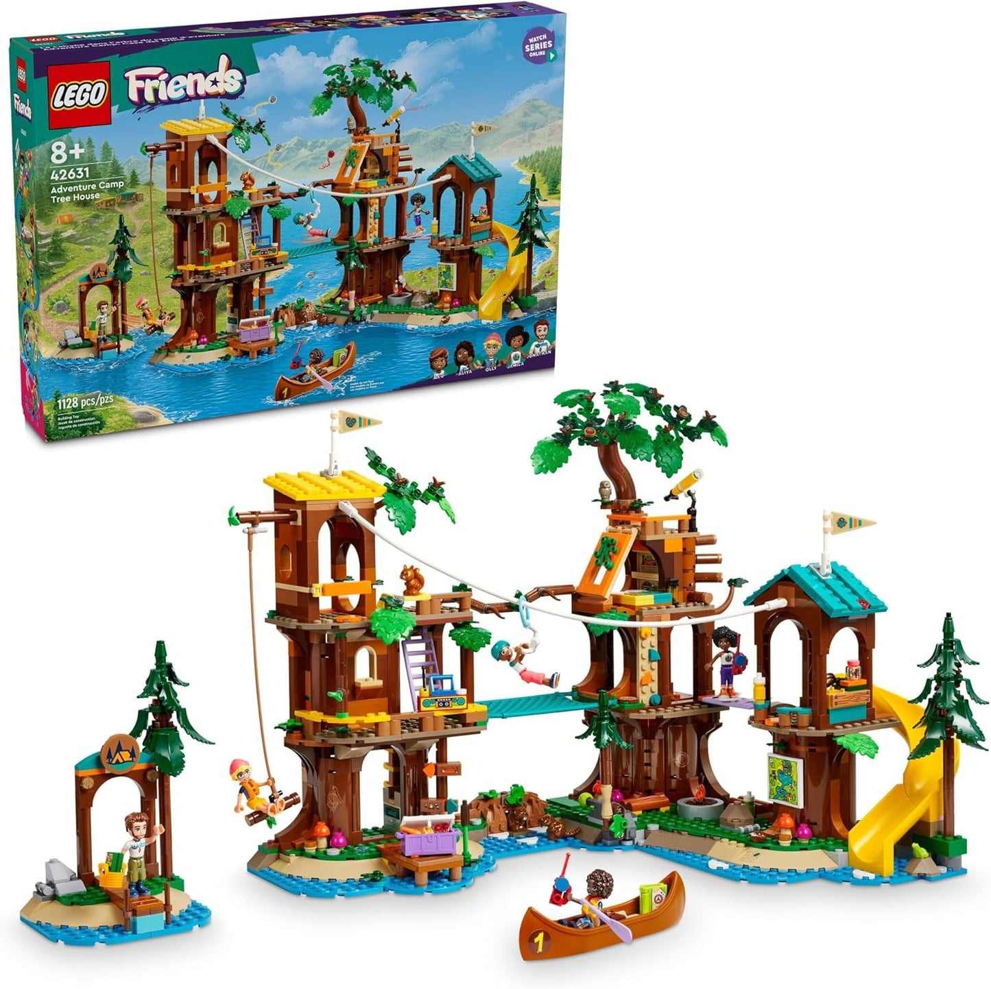 LEGO Friends Adventure Camp Tree House Building Toy for Kids