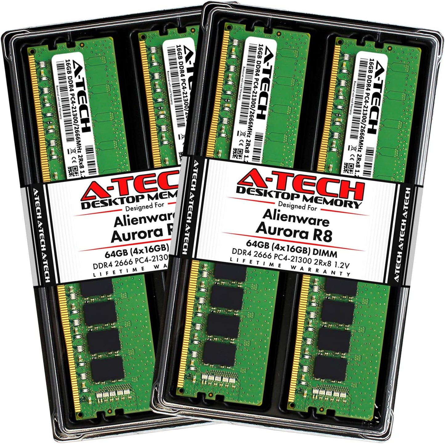 64GB A-Tech RAM Upgrade for Alienware Aurora R8 - DDR4 2666MHz