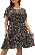 Plus Size Summer Dress for Curvy Women - Flattering Boho Midi Nemidor