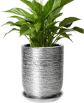Ceramic Flower Pot for Plants 8 in - Modern Indoor Planter