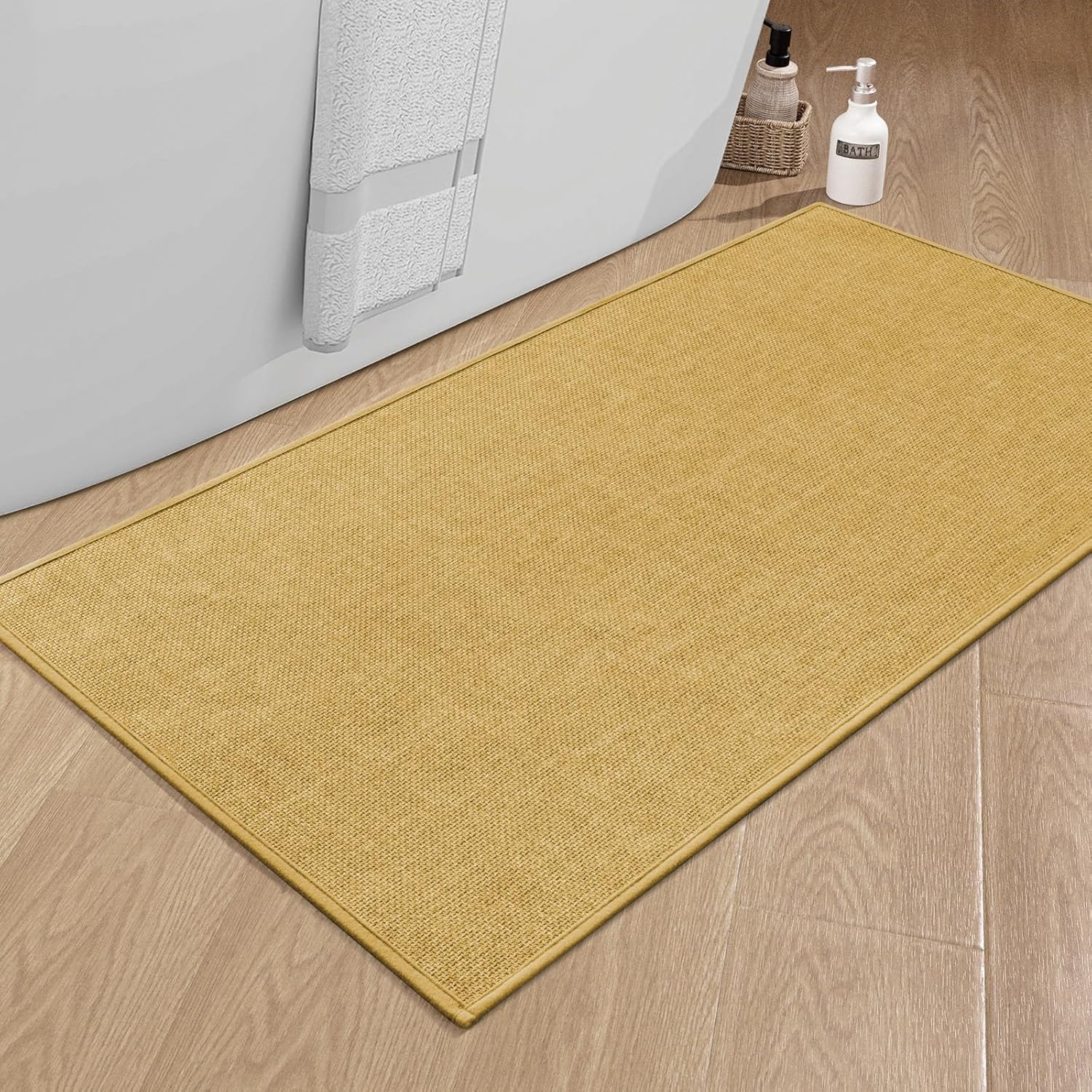Chakme Ultra Thin Non Slip Bath Mat 47x25 for Quick Drying