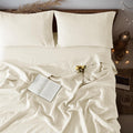 100% Linen Sheet Set Full Size - Soft Breathable All-Season
