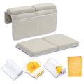 Bath Kneeler with Elbow Rest Pad Set - Extra Thick Comfort for Bath