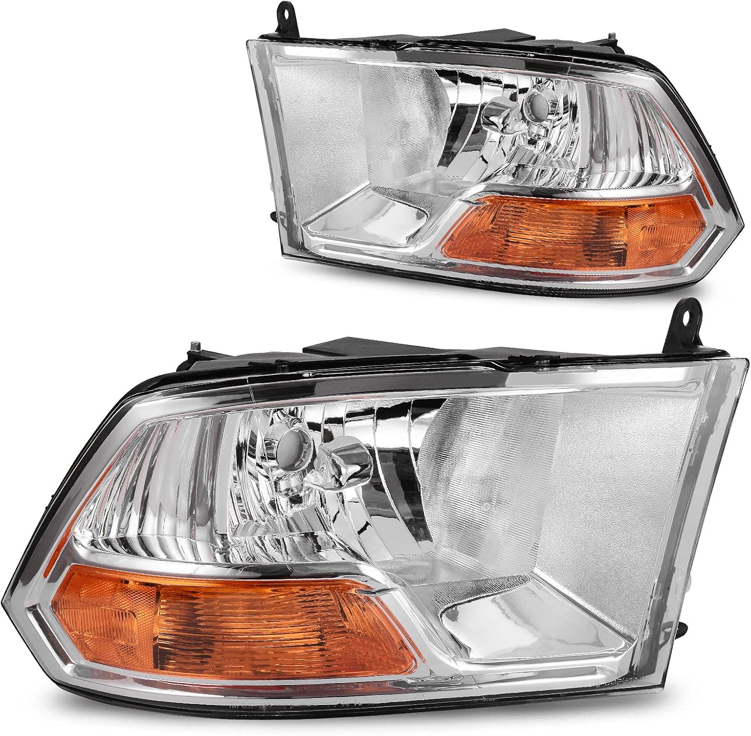 DWVO Headlight Assembly for 2009-2012 Dodge Ram Pickup Models