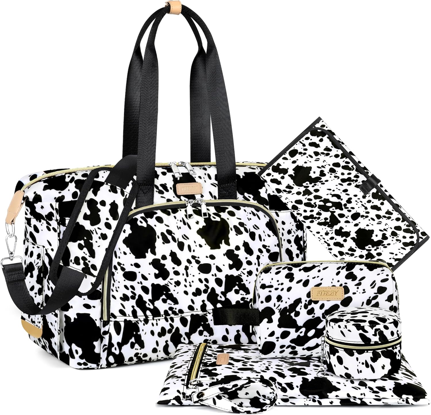 ITIEZY Diaper Bag Tote for Baby - Large Mommy Bag with Accessories