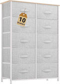 DWVO 10 Drawers Dresser Fabric Storage Tower - Compact Organizer