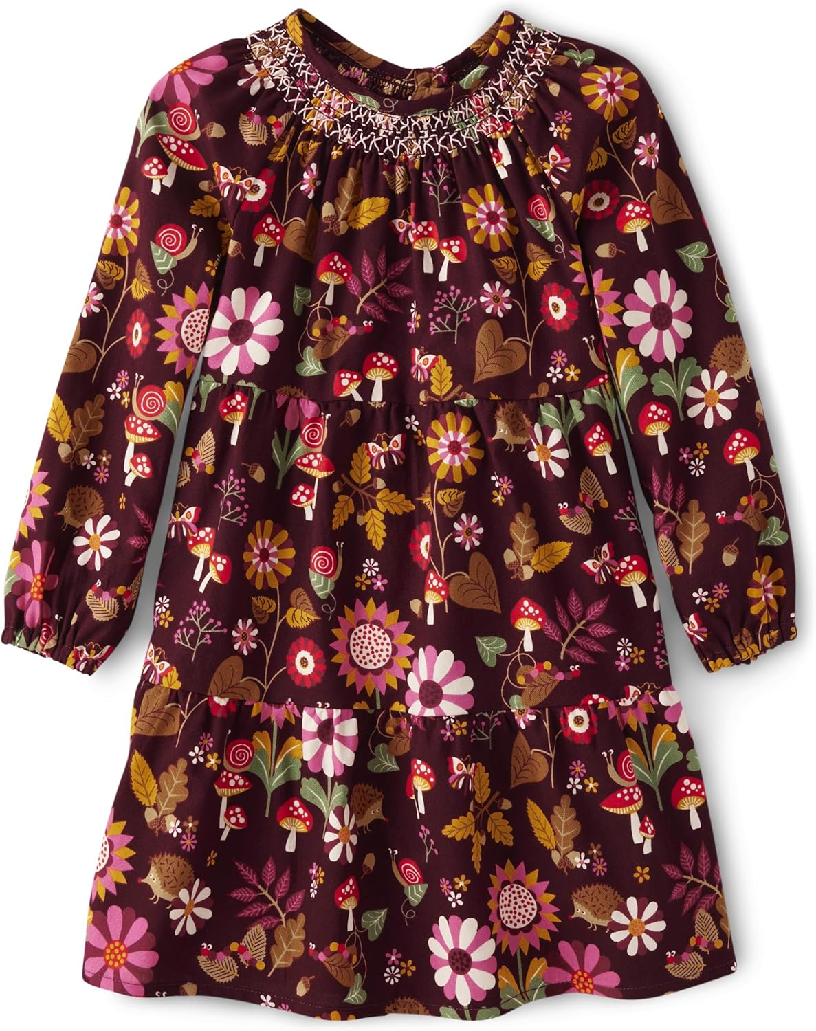 Gymboree Girls Long Sleeve Tiered Dresses for Fall Adventures