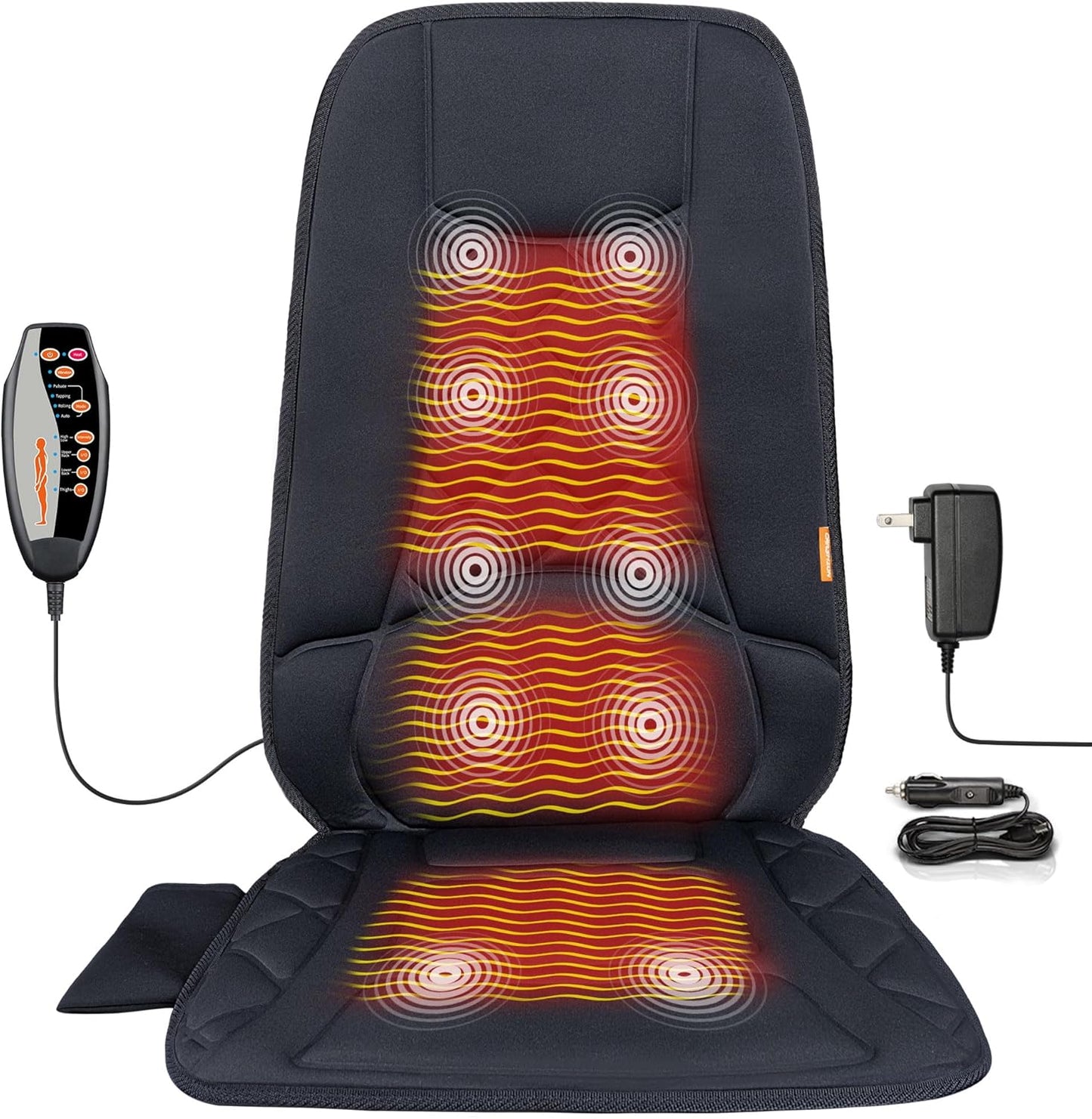 CARSHION: Heated Vibrating Massage Cushion