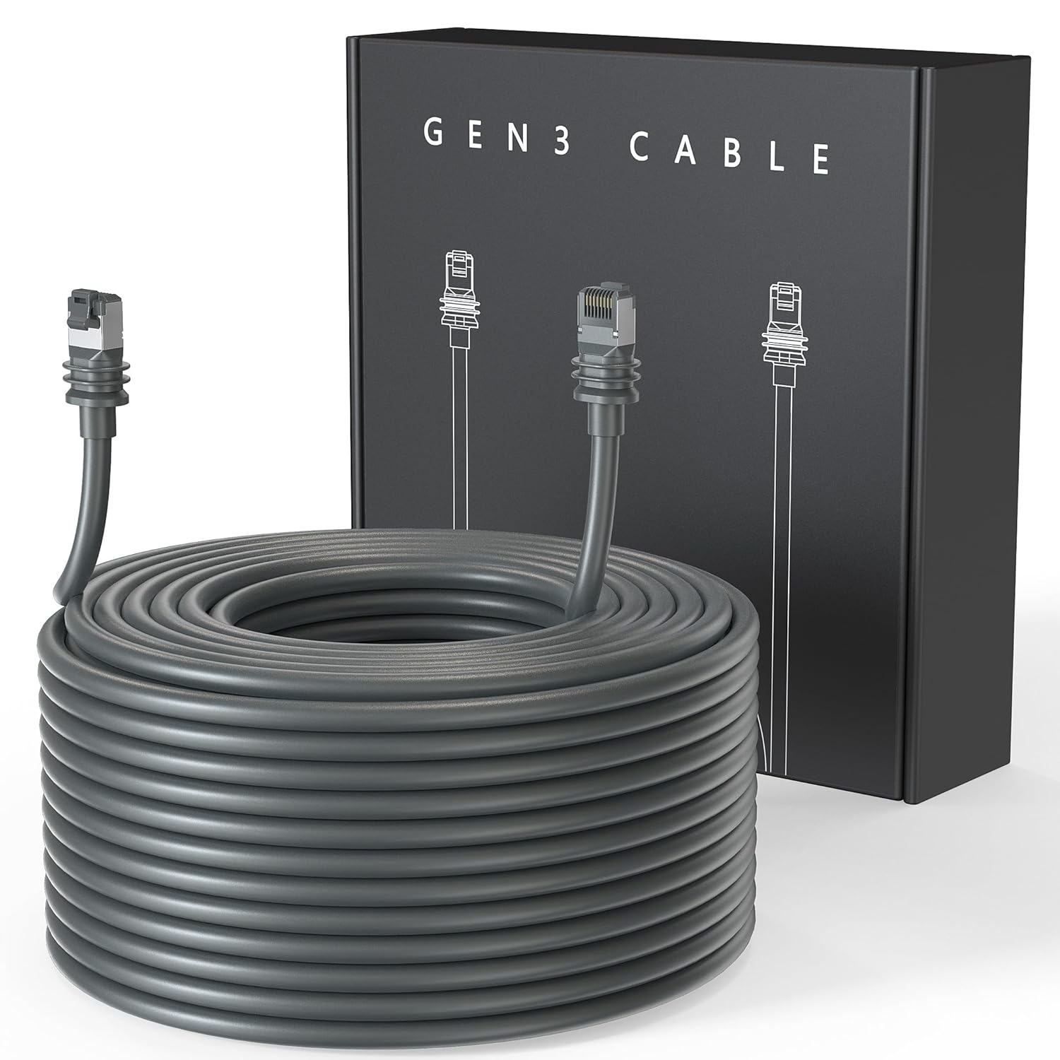 100FT Waterproof Starlink Gen 3 Extension Cable by LUCMO