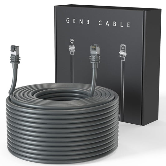 100FT Waterproof Starlink Gen 3 Extension Cable by LUCMO
