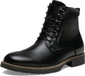 Vostey Mens Motorcycle Casual Chukka Boots - Leather, Versatile