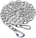 Heavy Duty Dog Chain for Yard - 15FT Metal Dog Chain Leash for Large