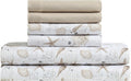 CARIBBEAN JOE 6-Piece Cooling Sheet Set King - Tropical Comfort