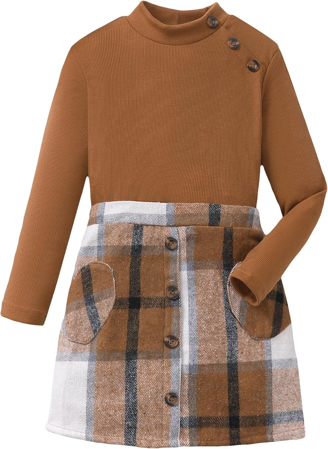 Cute Clothes for Girls Fall Winter 2 Piece Outfit Set for Tweens