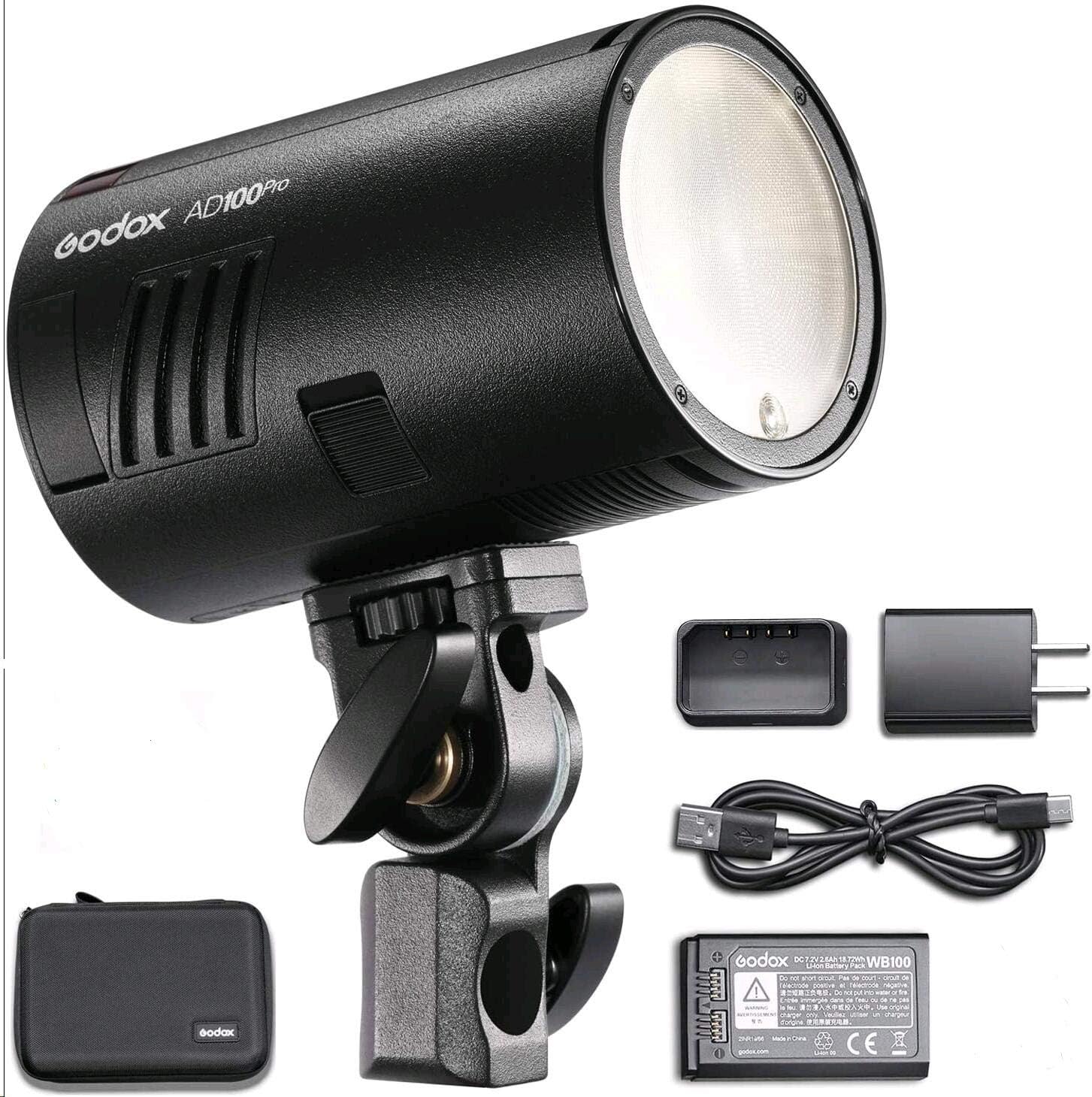 GODOX AD100Pro Pocket Studio Flash Light for Photography