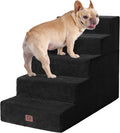 EHEYCIGA Dog Stairs for High Bed - 5-Step Pet Steps for Comfort