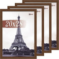 VCK 20x28 Picture Frame Set of 4 - Brown Wood Frames