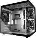 MATX PC Case 270 Panoramic Tempered Glass Panel - Compact Desktop Fit