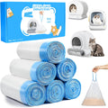 120 Count Cat Litter Box Liners Bags for Self-Cleaning Boxes - Extra