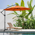 10ft Offset Hanging Cantilever Patio Umbrella - UPF50+ Shade