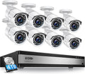 ZOSI H.265+ 1080p 16 Channel Security Camera System - Reliable 4TB DVR