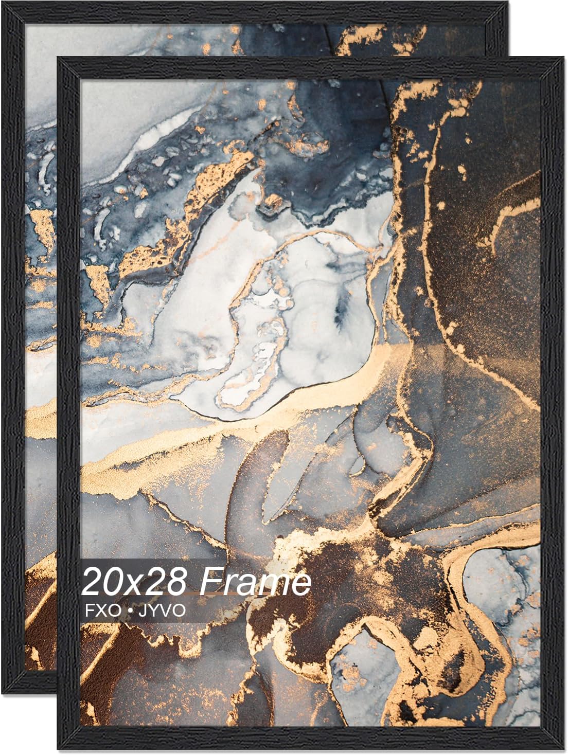 Engineered Wood 20 x 28 Frame Set of 2 for Posters and Photos