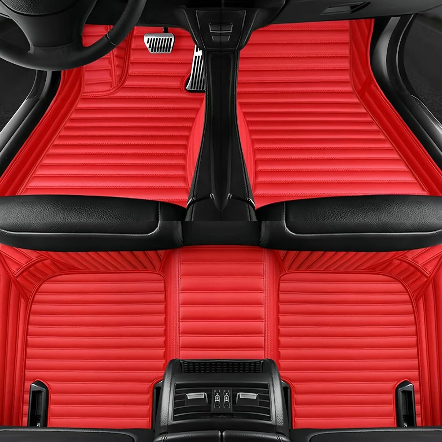 Customize All-Weather Protection Luxury Leather Floor Mats for Cars