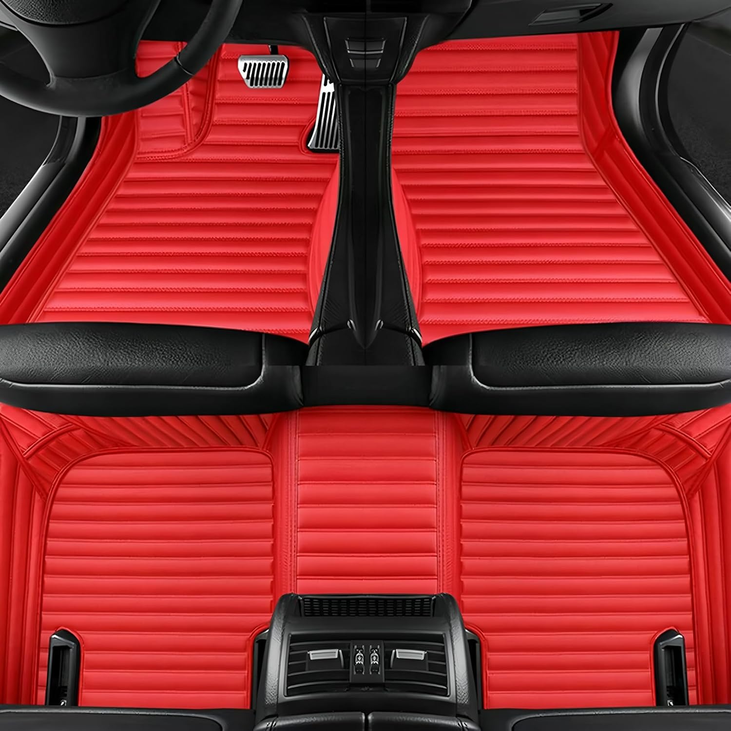 Customize All-Weather Protection Luxury Leather Floor Mats for Cars