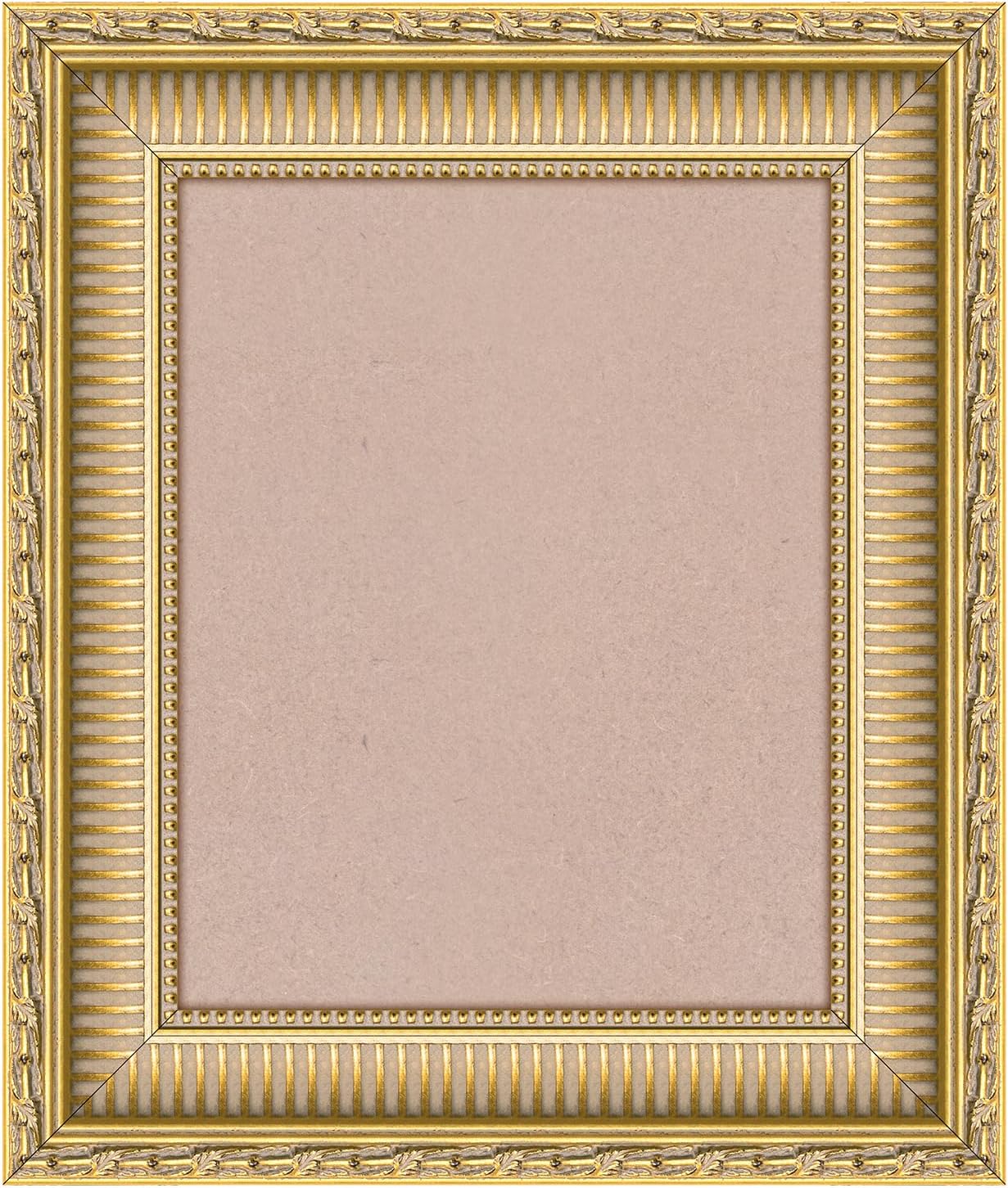 ArtXO Wooden 8x10 Gold Picture Frames for Vintage Wall Decor