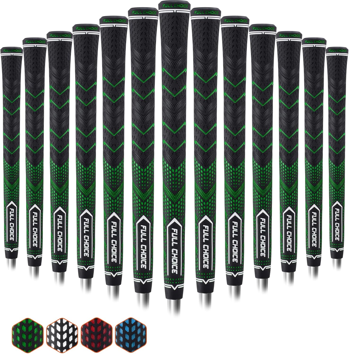 High Traction Rubber Golf Grips 13 Pack for Ultimate Control
