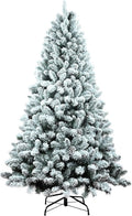 4ft Artificial Christmas Tree Snow Flocked with Pine Cones - Easy Set