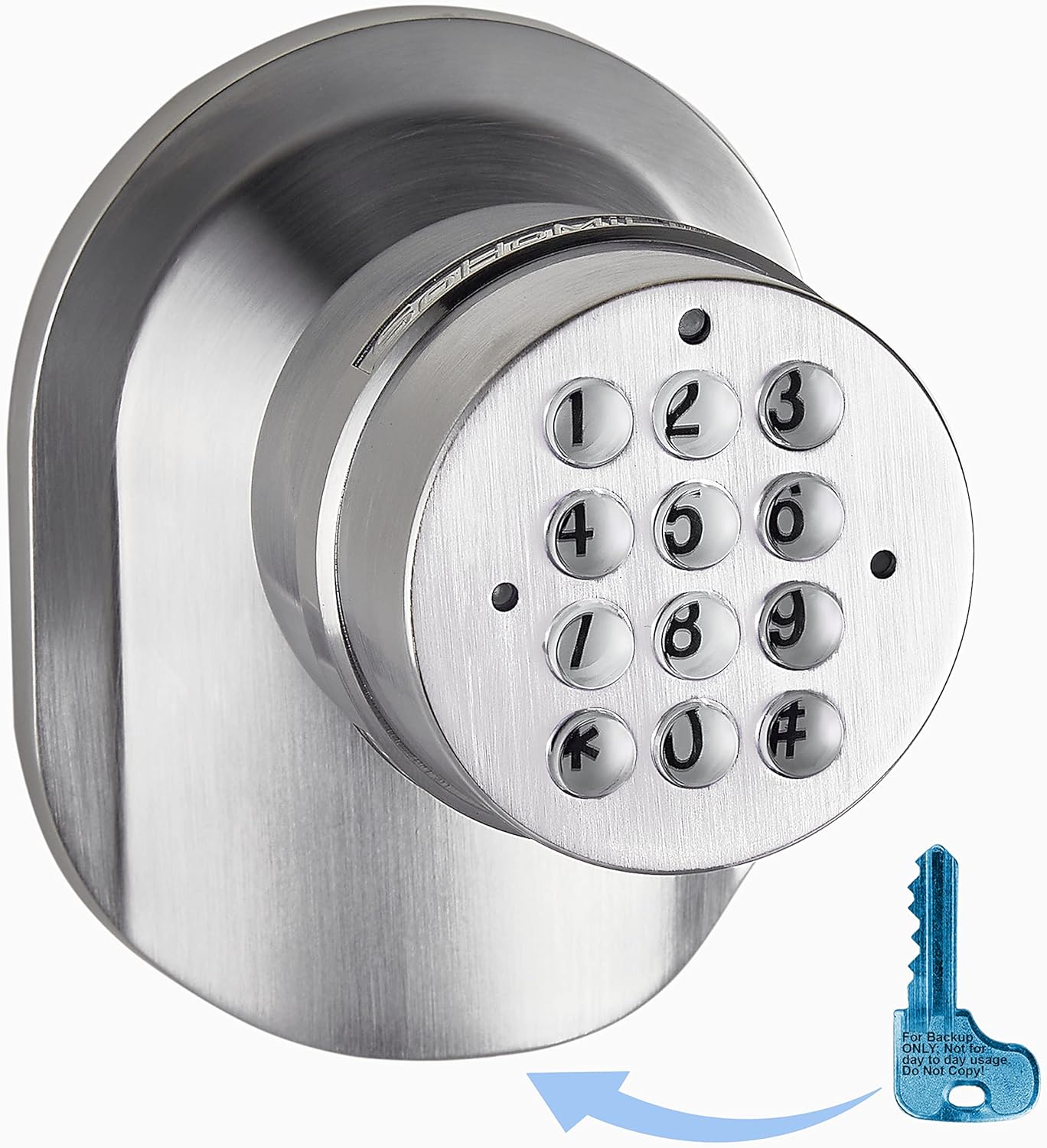 SoHoMiLL Electronic Keypad Door Knob for Maximum Security