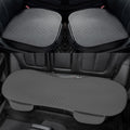 3 PCS Linen Back Car Seat Covers Rear Bench Seat Cover - Durable