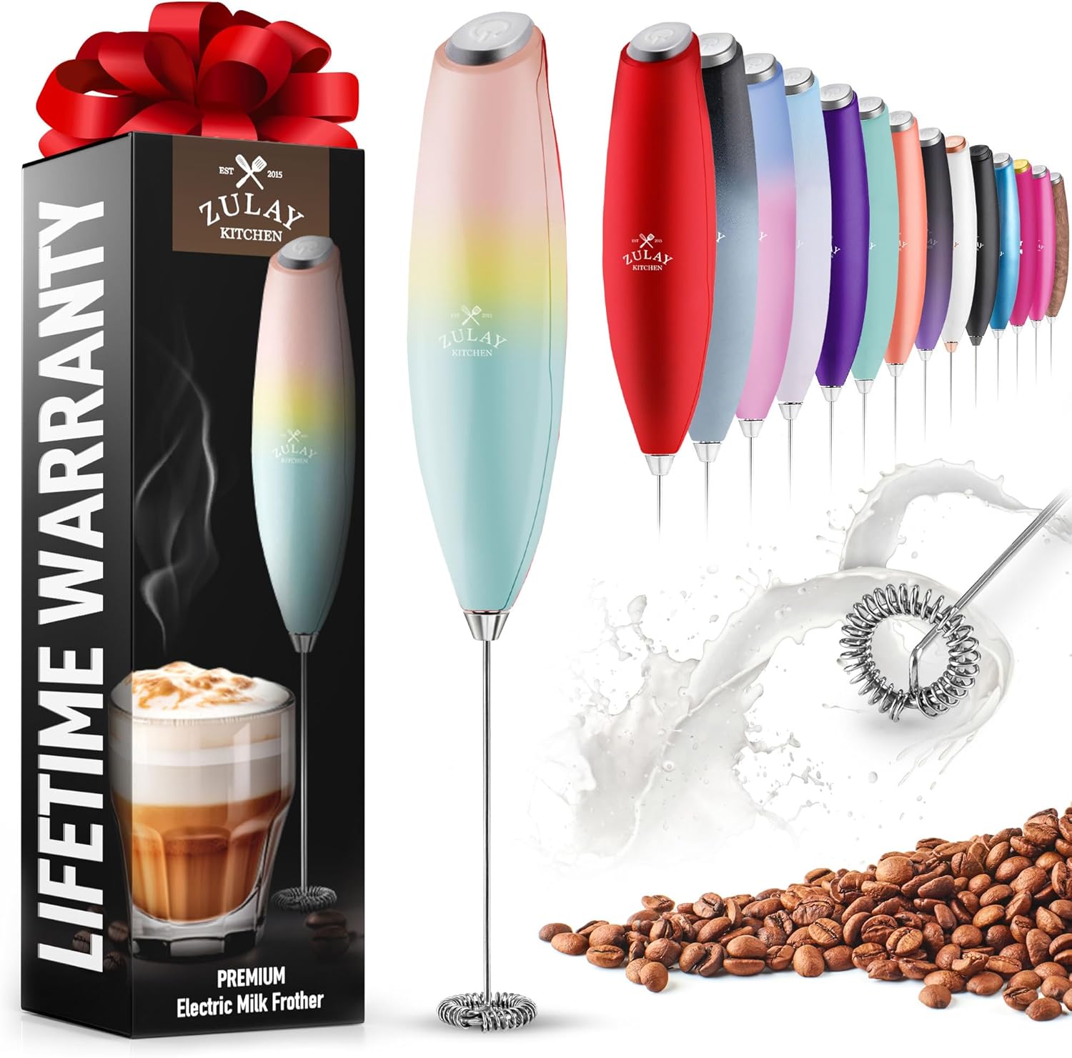Pump Up Your Coffee Game with Zulay Titanium Frother