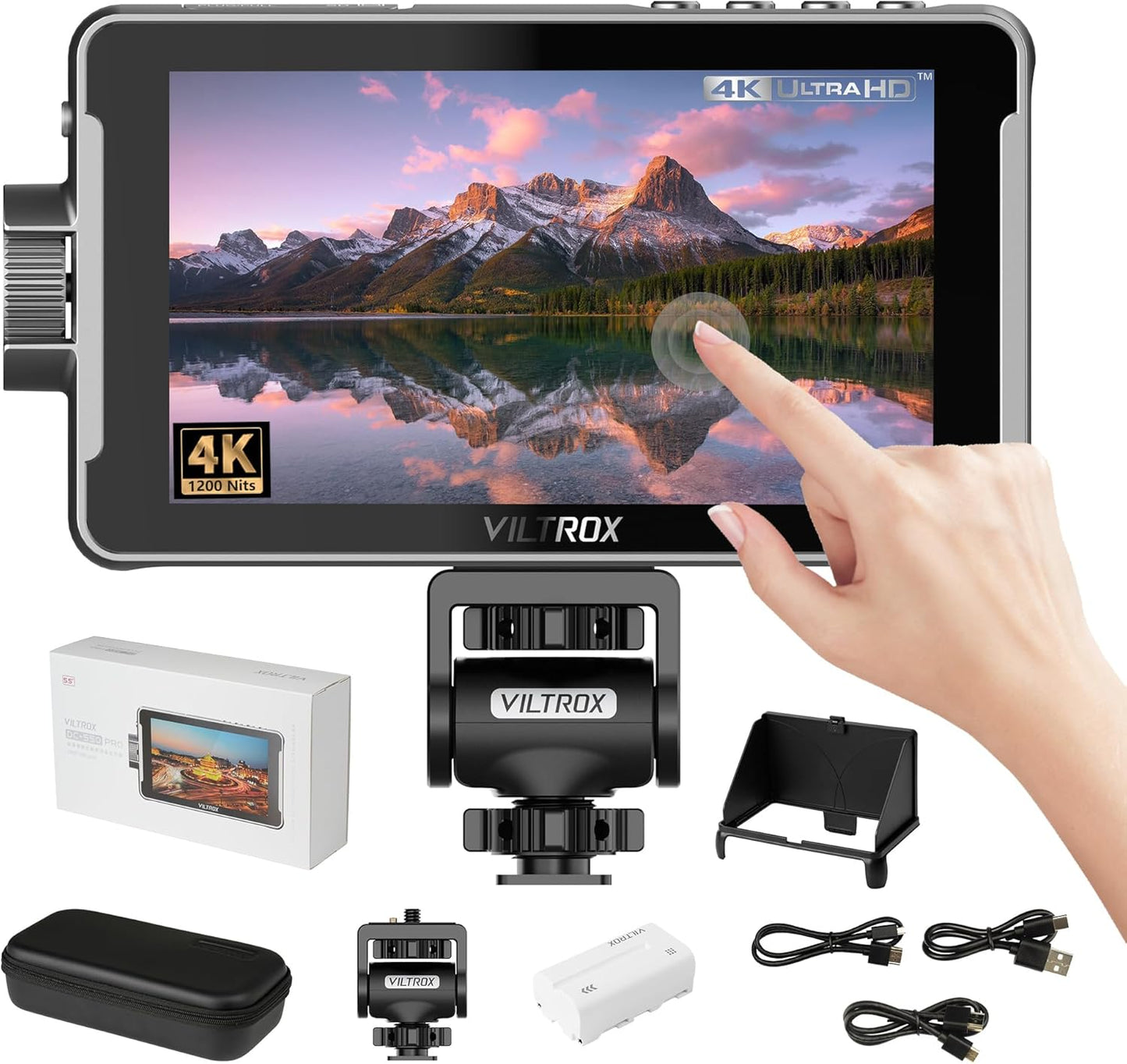 VILTROX DC-550 5.5 Inch Touchscreen Camera Field Monitor Review