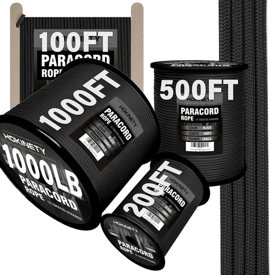 1000Lb Paracord Rope - Versatile 500FT for Camping and Survival