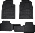 Dickies 3-Piece Black Adjustable-Runner Truck Floor Mats - Heavy-Duty
