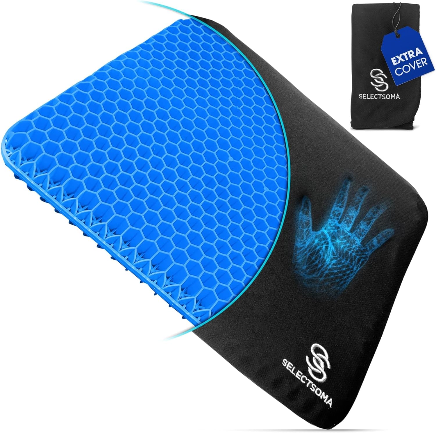 ComfortPro Gel Cushion: Pain Relief for All Seats