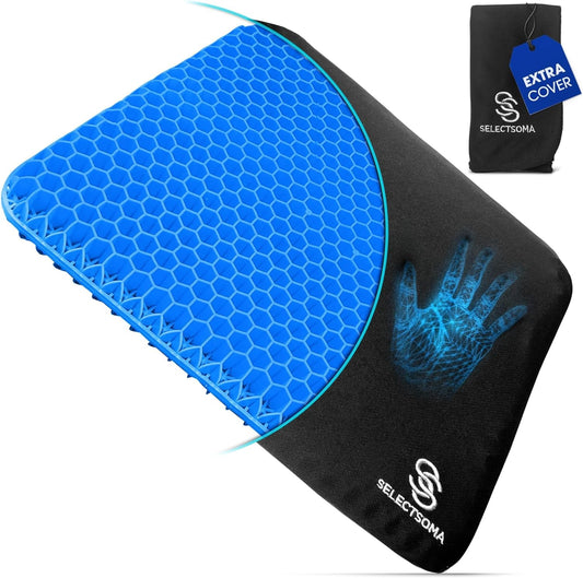 ComfortPro Gel Cushion: Pain Relief for All Seats