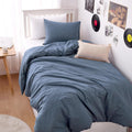 Wake In Cloud Cotton Duvet Cover Set Twin - Linen Feel Comfort