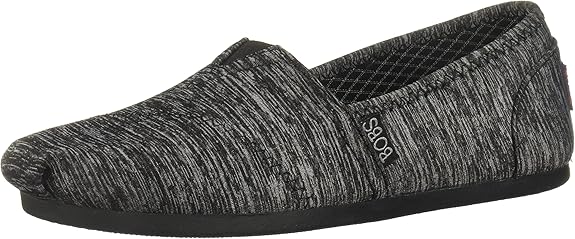 BOBS from Skechers Women's Plush Fashion Slip-On Flat Shoes