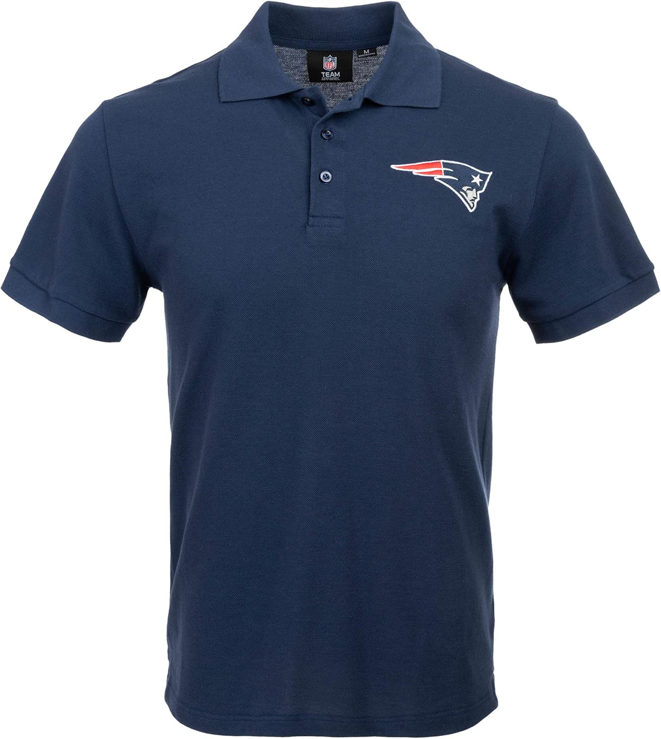 FOCO Men's NFL Team Logo Polo Short Sleeve Shirt for Fans