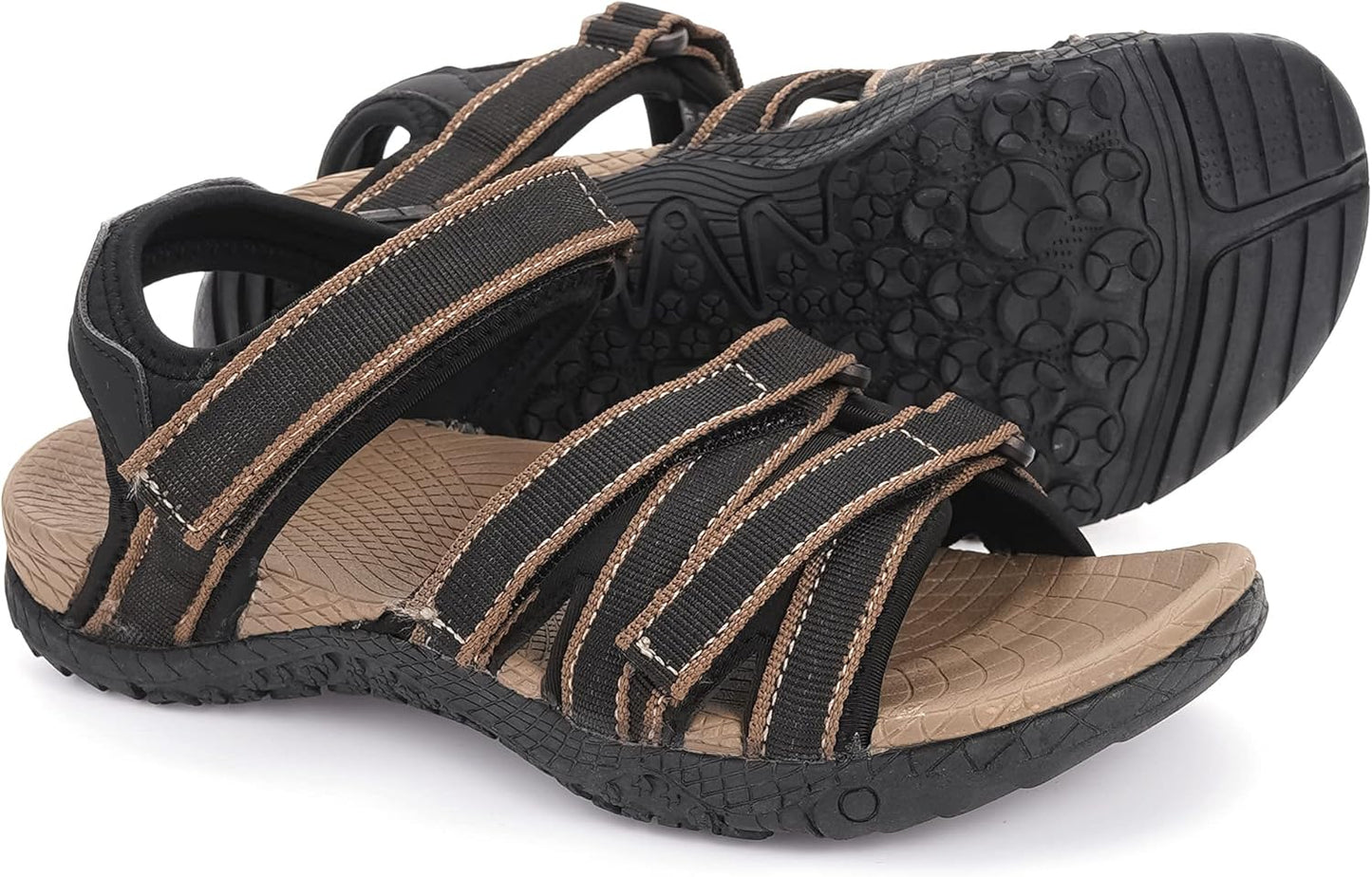WHITIN Womens Hiking Sandals with Arch Support for Comfort
