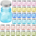Mason Jar Shot Glasses 36 Pack 2 oz with Lids - Party & Favor Set