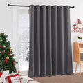 Gray Blackout Curtains for Sliding Glass Door - Energy Saving 100 x